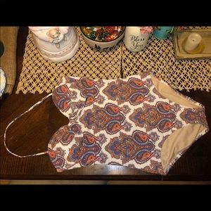 NWOT Paisley Swimsuit